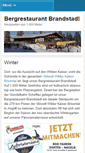 Mobile Screenshot of bergrestaurant-brandstadl.at